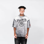 CREEP BRAND RELIQUIES BLAME CAMISETA OVERSIZE GRIS CLARA