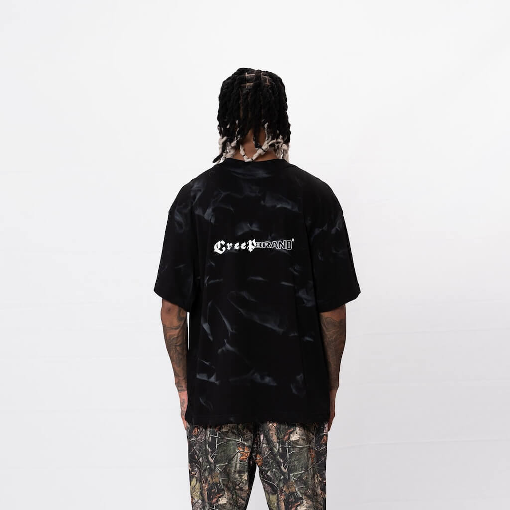 CREEP BRAND MISION25 CAMISETA CRUZ NEGRA