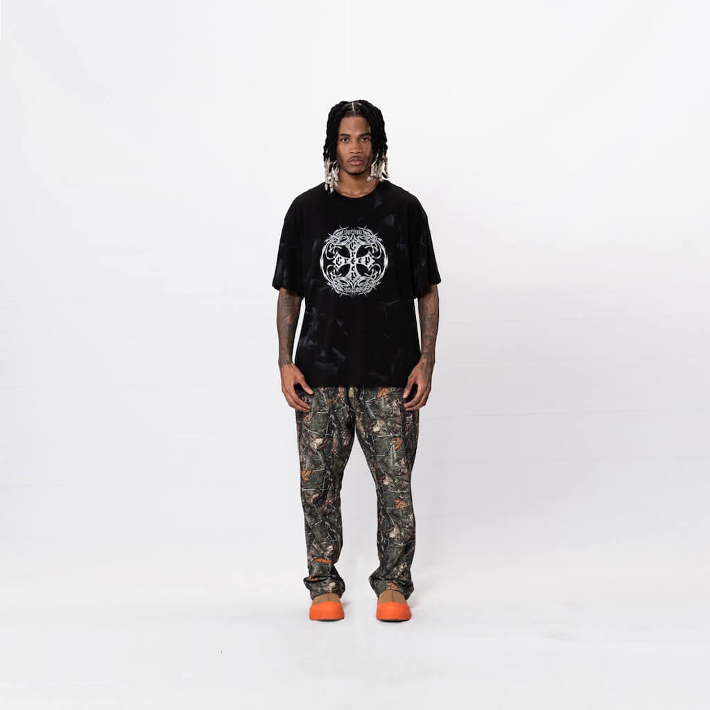 CREEP BRAND MISION25 CAMISETA CRUZ NEGRA