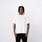 CREEP BRAND CAMISETA OVERSIZE BASICA PLACA BLANCA