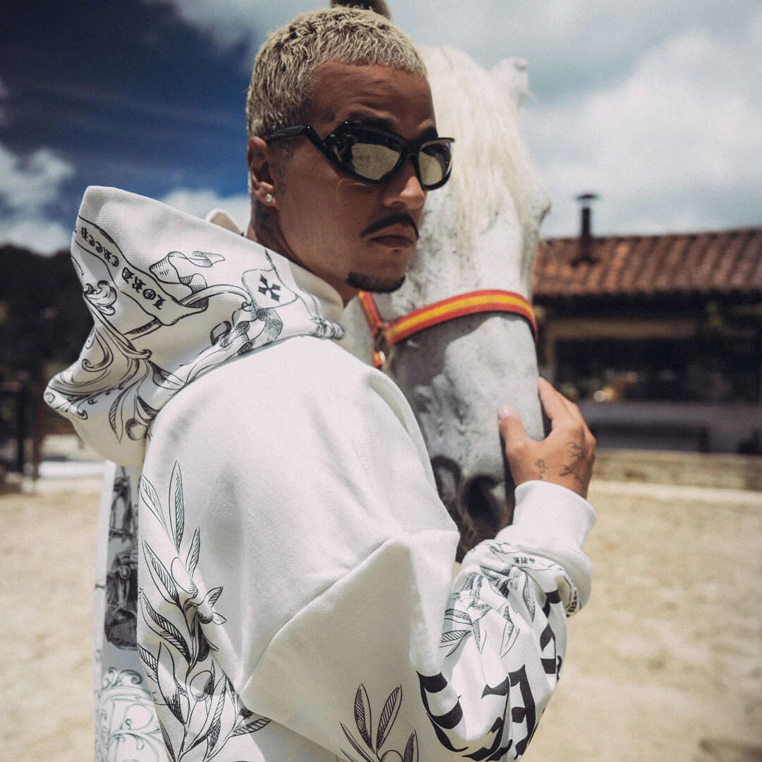 CREEP BRAND BUZO CAVIAR BLANCO