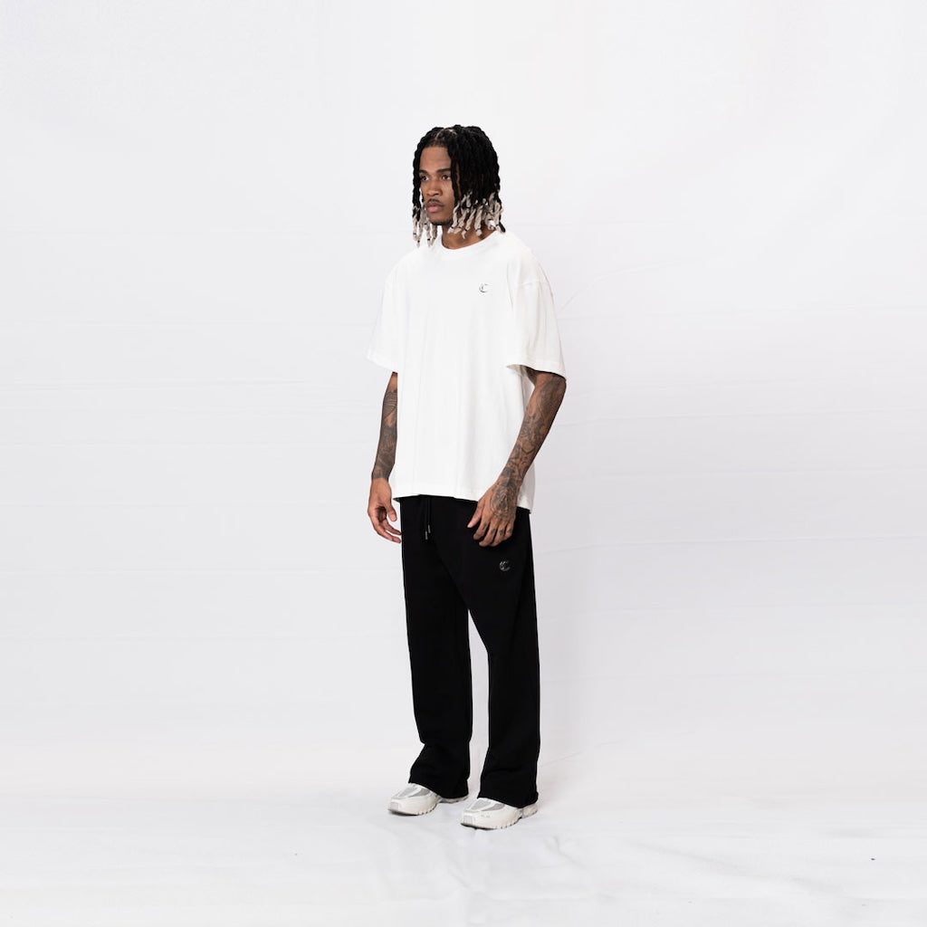 CREEP BRAND CAMISETA OVERSIZE BASICA PLACA BLANCA