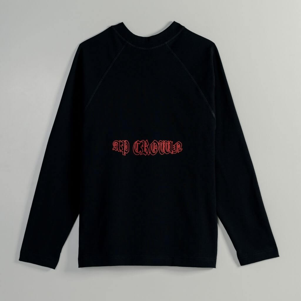 AP CROWN FIAT LUX STIGMATA PULLOVER MANGA LARGA OVERSIZE NEGRO
