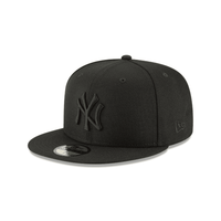 NEW ERA 59FIFTY MLB NEW YORK YANKEES BLACK ON BLACK GORRA CERRADA NEGRA