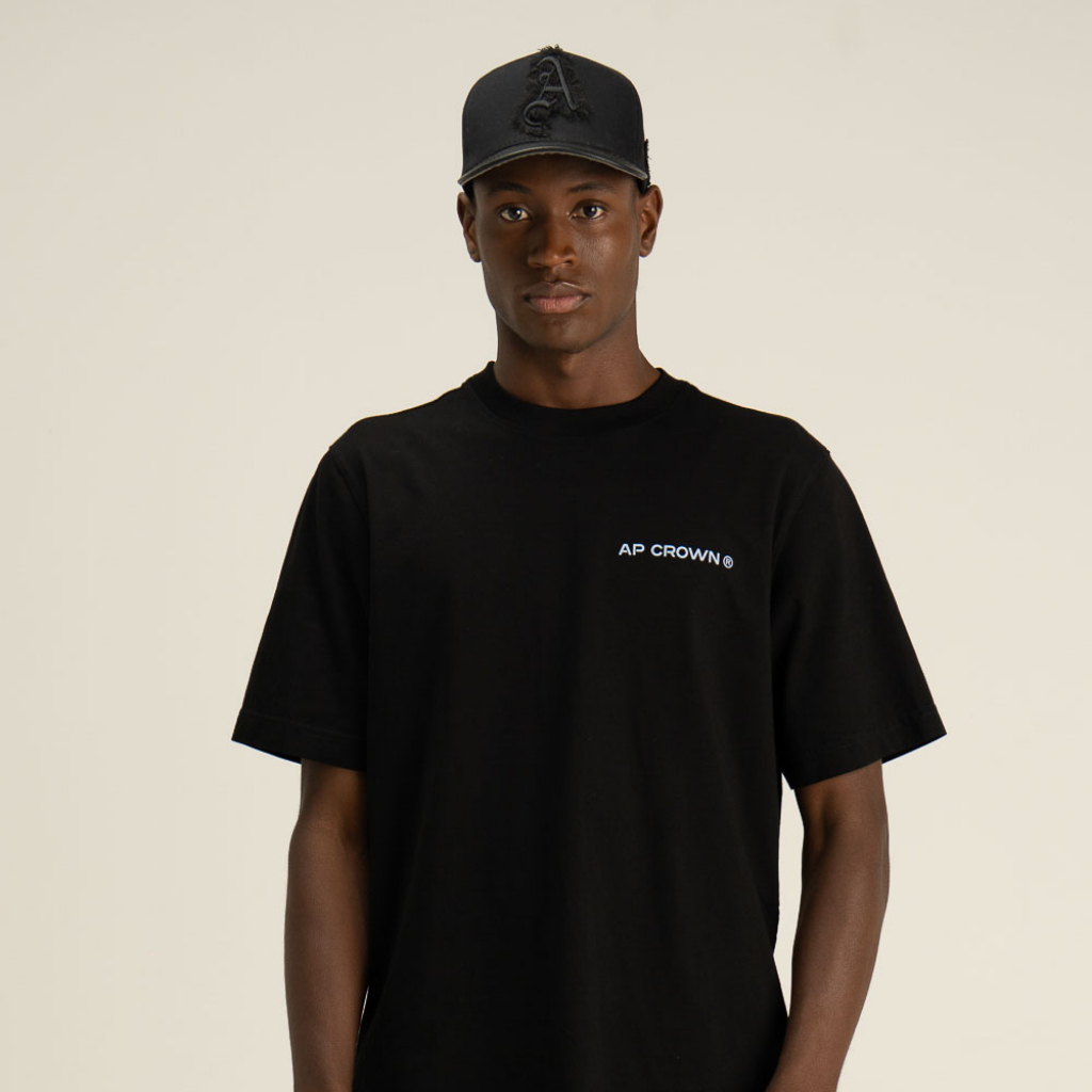 AP CROWN HIDDEN DEPTHS ABYSS BIPACK CAMISETAS REGULAR FIT NEGRA / BEIGE