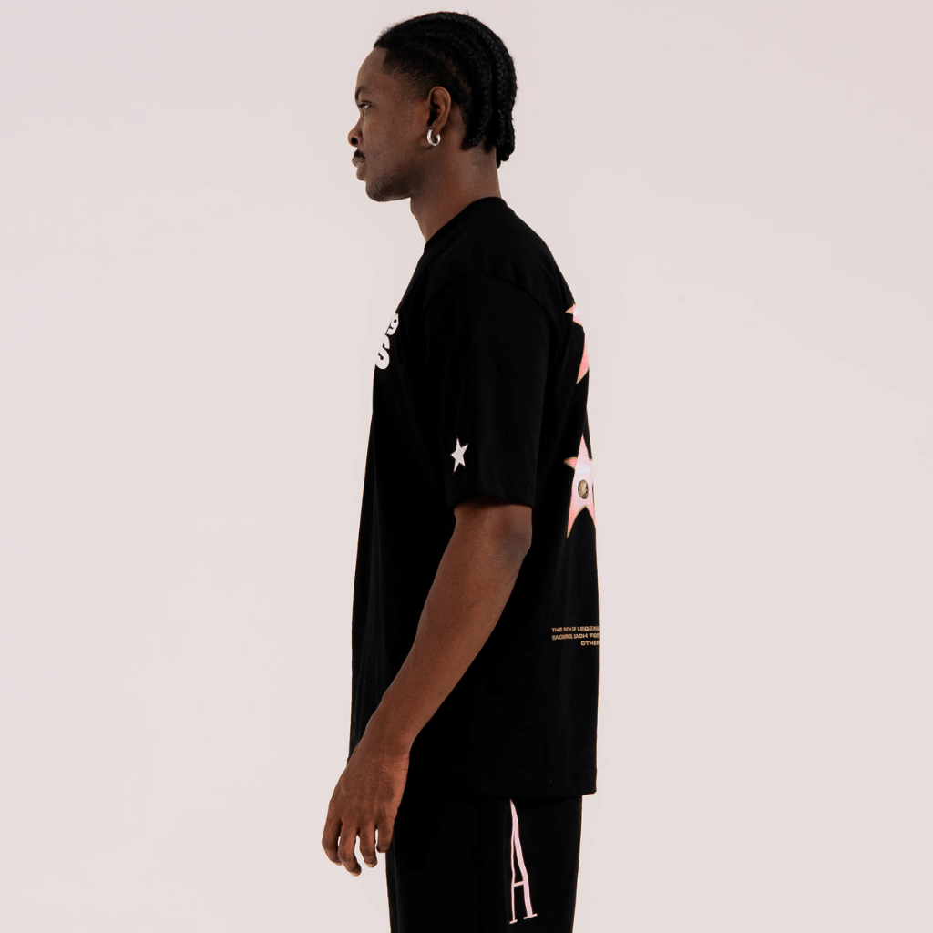 AURUM STARS I WALK OF FAME CAMISETA SEMI BOXI NEGRA