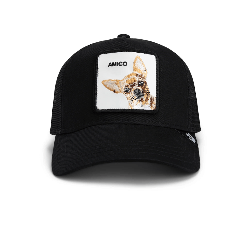 GOORIN BROS THE AMIGO GORRA CAMIONERA  AJUSTABLE NEGRA