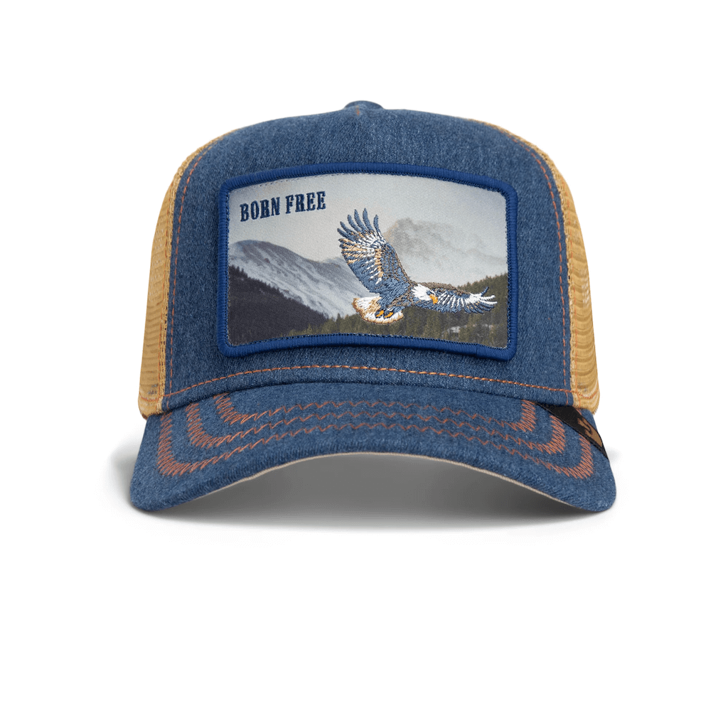GOORIN BROS BORN FREE GORRA CAMIONERA  AJUSTABLE AZUL
