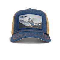 GOORIN BROS BORN FREE GORRA CAMIONERA  AJUSTABLE AZUL