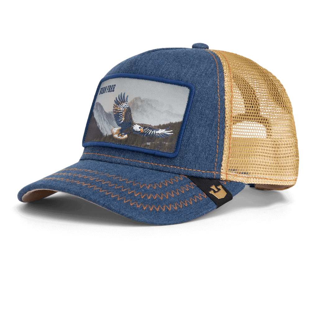 GOORIN BROS BORN FREE GORRA CAMIONERA  AJUSTABLE AZUL