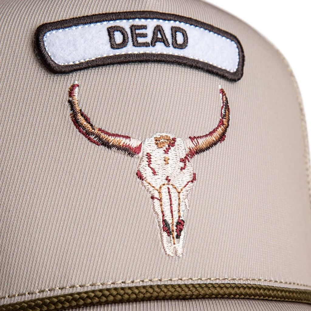 GOORIN BROS GB2 SKULL GORRA CAMIONERA AJUSTABLE BEIGE