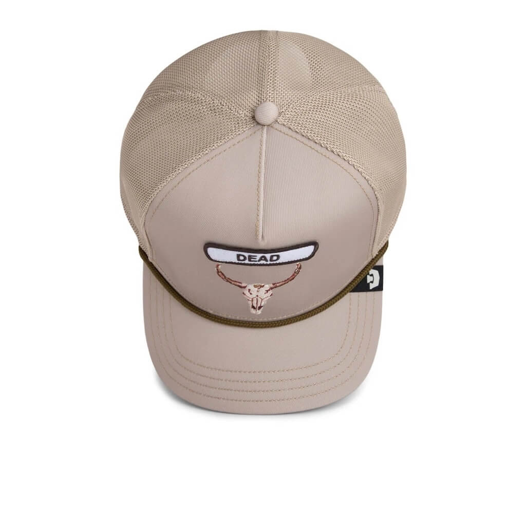 GOORIN BROS GB2 SKULL GORRA CAMIONERA AJUSTABLE BEIGE