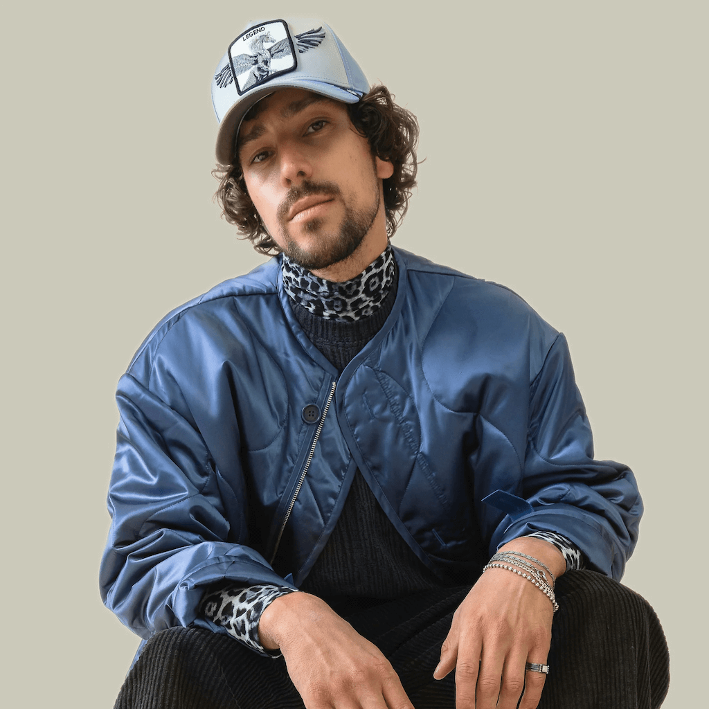GOORIN BROS FLARE UP GORRA CAMIONERA AJUSTABLE AZUL