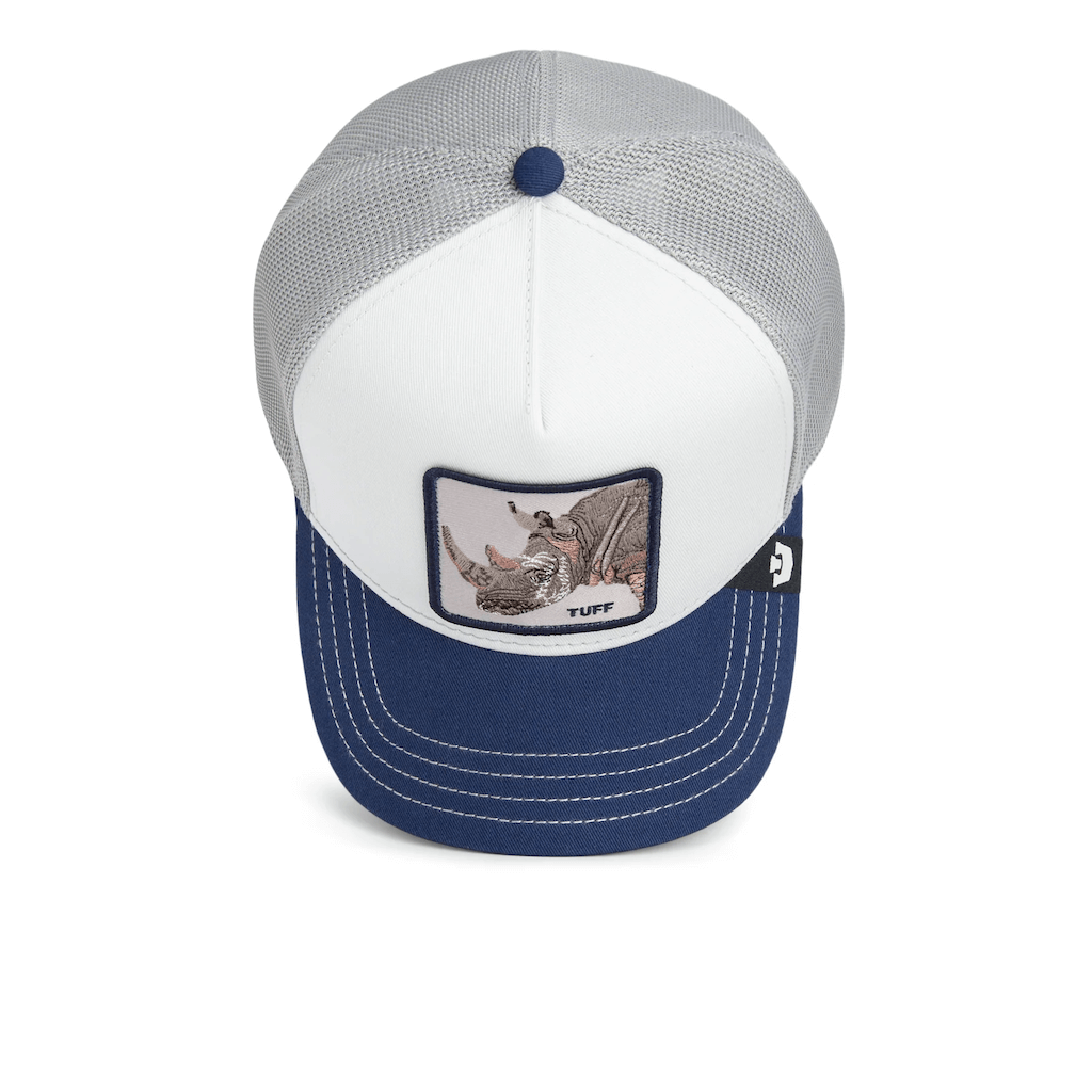 GOORIN BROS TRICOLOR RHINO GORRA CAMIONERA AJUSTABLE AZUL