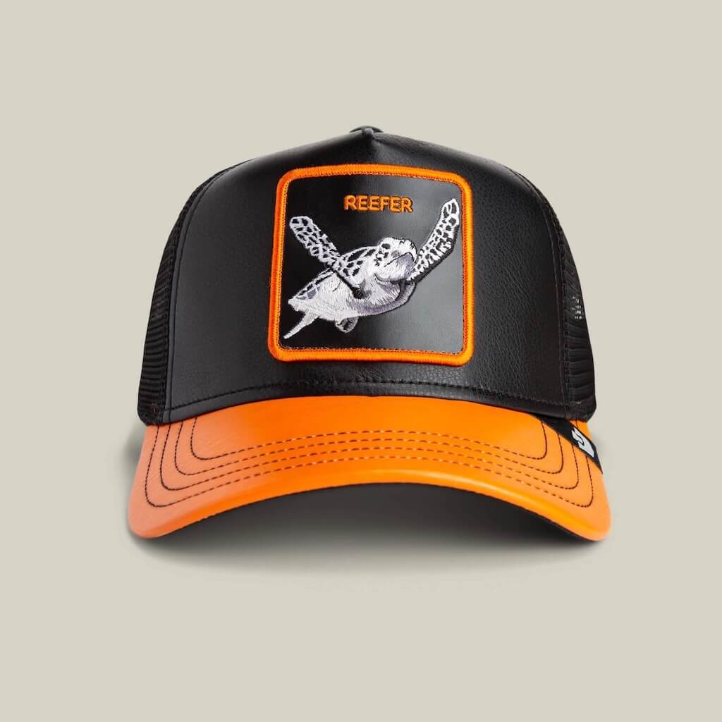 GOORIN BROS COURTSIDE REEFER GORRA CAMIONERA AJUSTABLE NARANJA