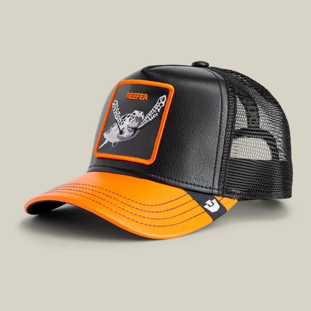 GOORIN BROS COURTSIDE REEFER GORRA CAMIONERA AJUSTABLE NARANJA