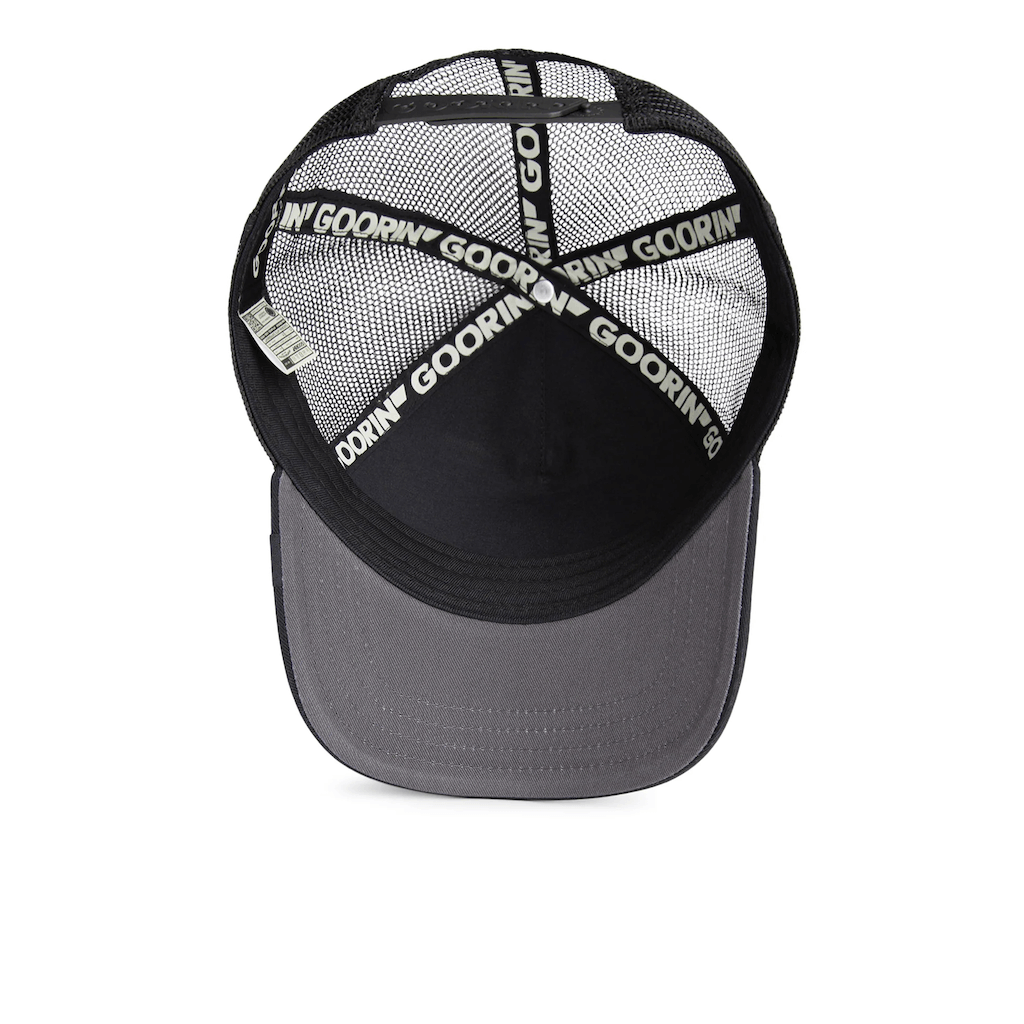 GOORIN BROS PANTHER TRUCKER GORRA CAMIONERA AJUSTABLE NEGRA
