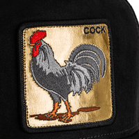 GOORIN BROS GOLDEN COCK GORRA CAMIONERA AJUSTABLE NEGRA