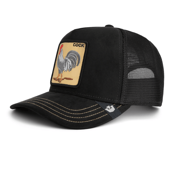 GOORIN BROS GOLDEN COCK GORRA CAMIONERA AJUSTABLE NEGRA