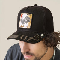 GOORIN BROS GOLDEN COCK GORRA CAMIONERA AJUSTABLE NEGRA