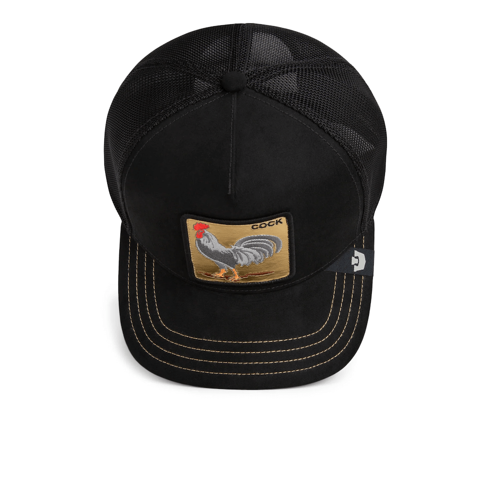 GOORIN BROS GOLDEN COCK GORRA CAMIONERA AJUSTABLE NEGRA