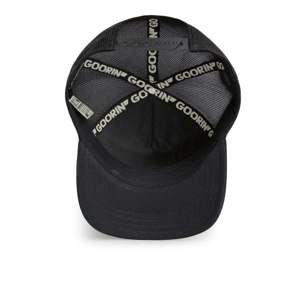 GOORIN BROS GOLDEN COCK GORRA CAMIONERA AJUSTABLE NEGRA