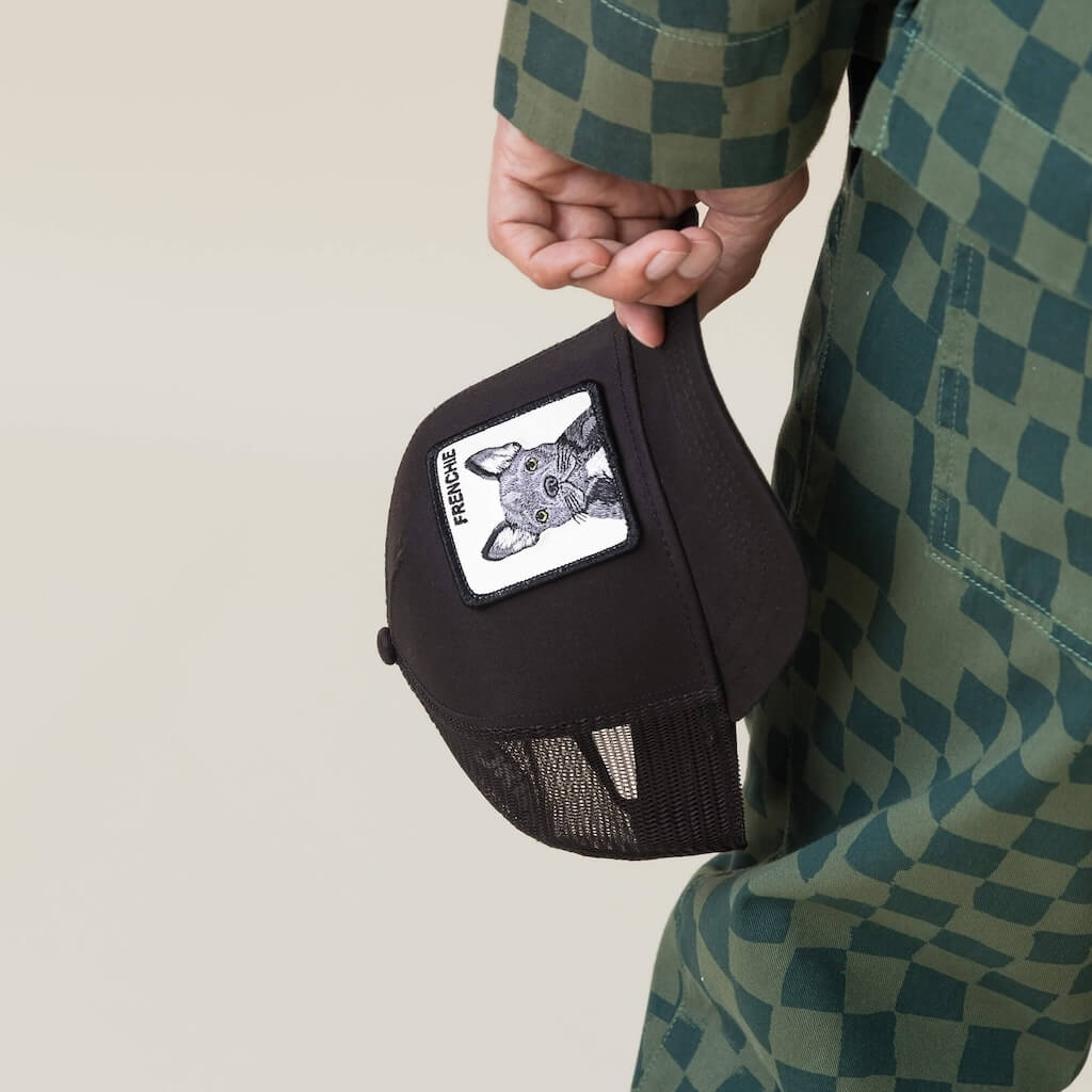 GOORIN BROS FRENCHIE TRUCKER GORRA CAMIONERA AJUSTABLE NEGRA