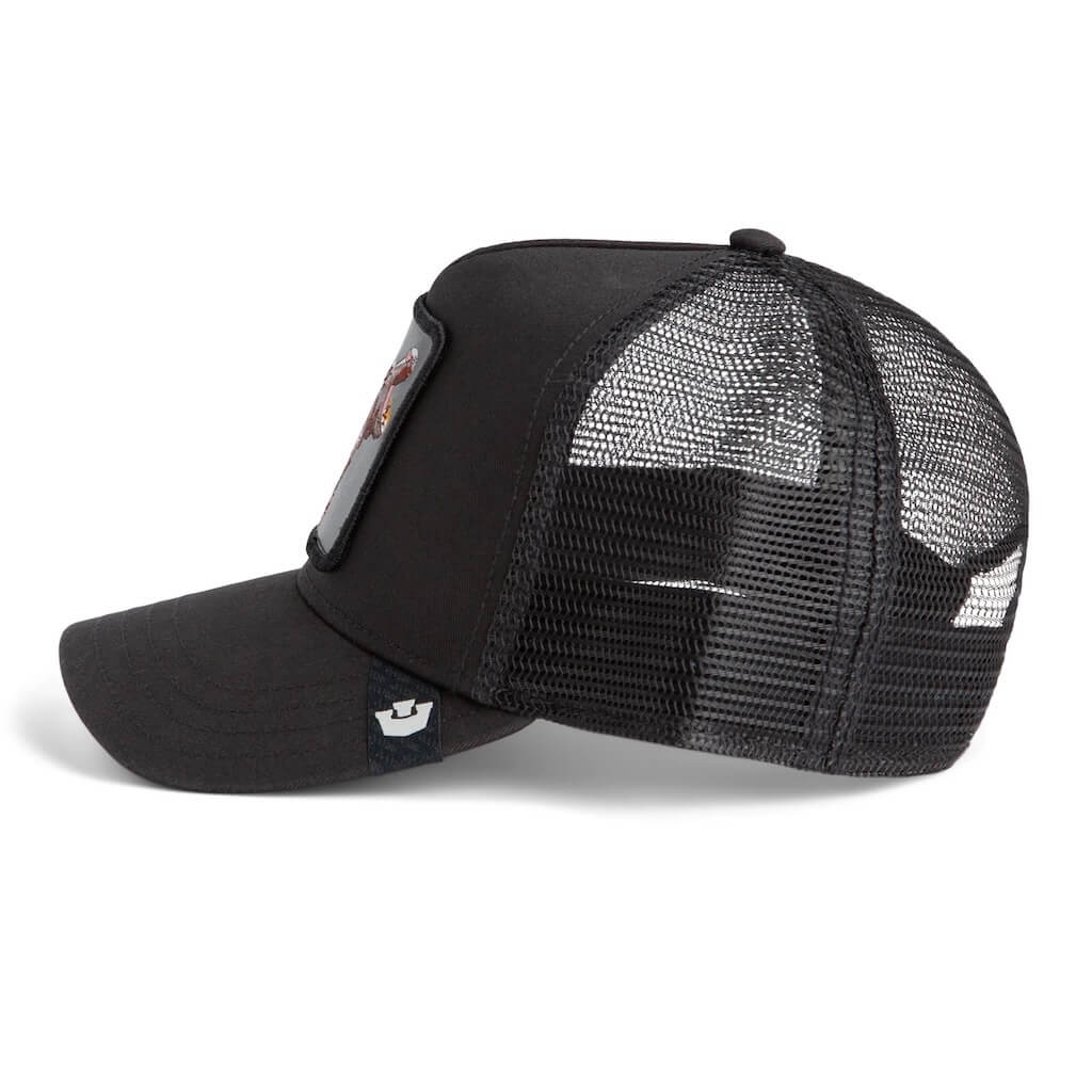 GOORIN BROS GUT HIPPO TRUCKER GORRA CAMIONERA AJUSTABLE NEGRO