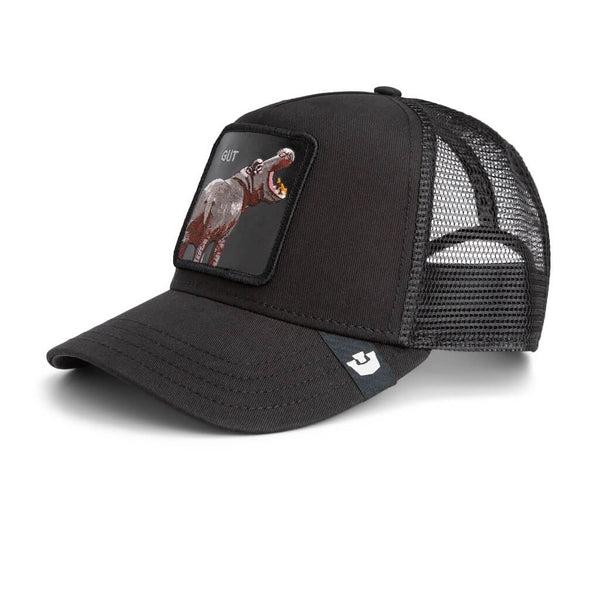 GOORIN BROS GUT HIPPO TRUCKER GORRA CAMIONERA AJUSTABLE NEGRO