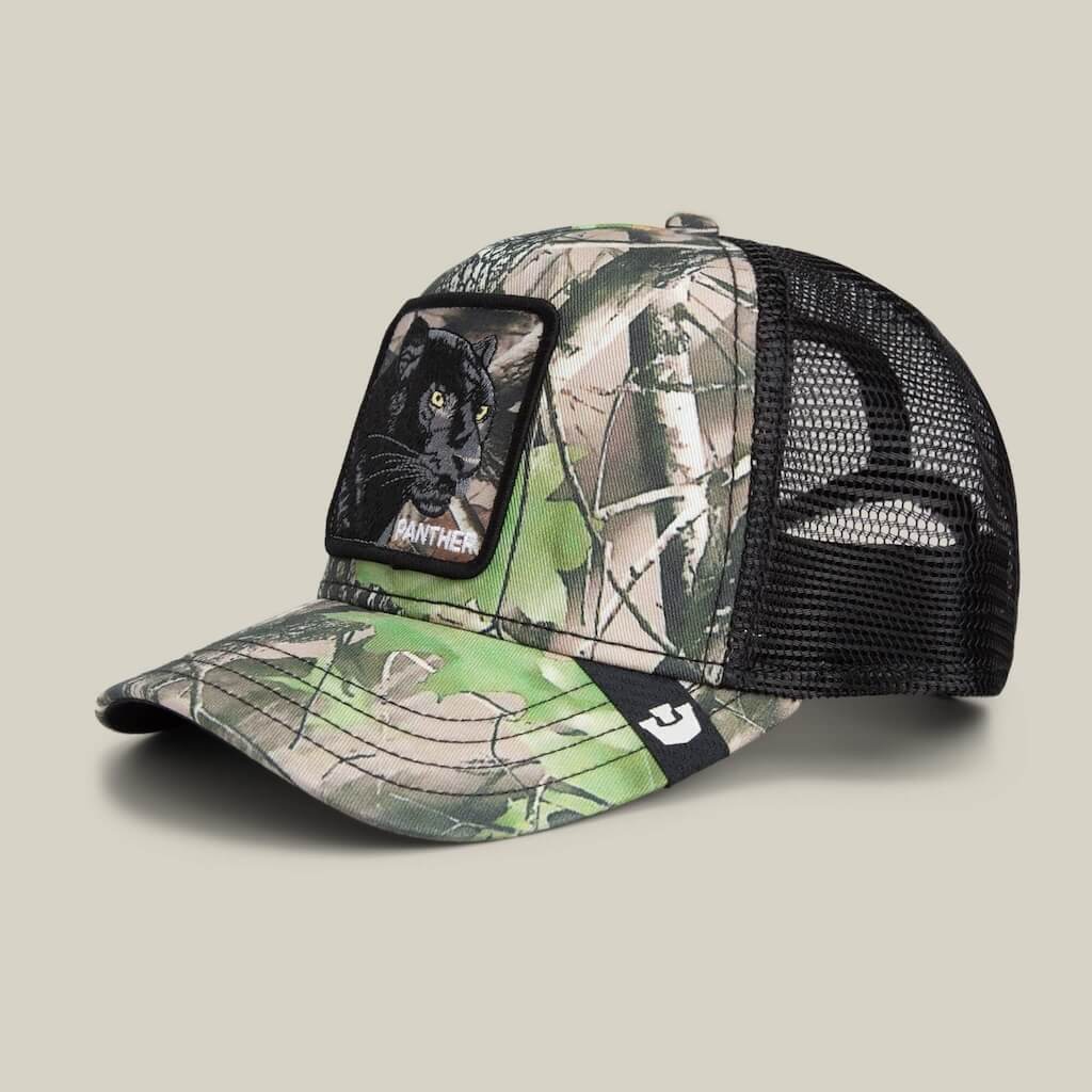 GOORIN BROS CAMOUFLAGE PANTHER GORRA CAMIONERA AJUSTABLE VERDE
