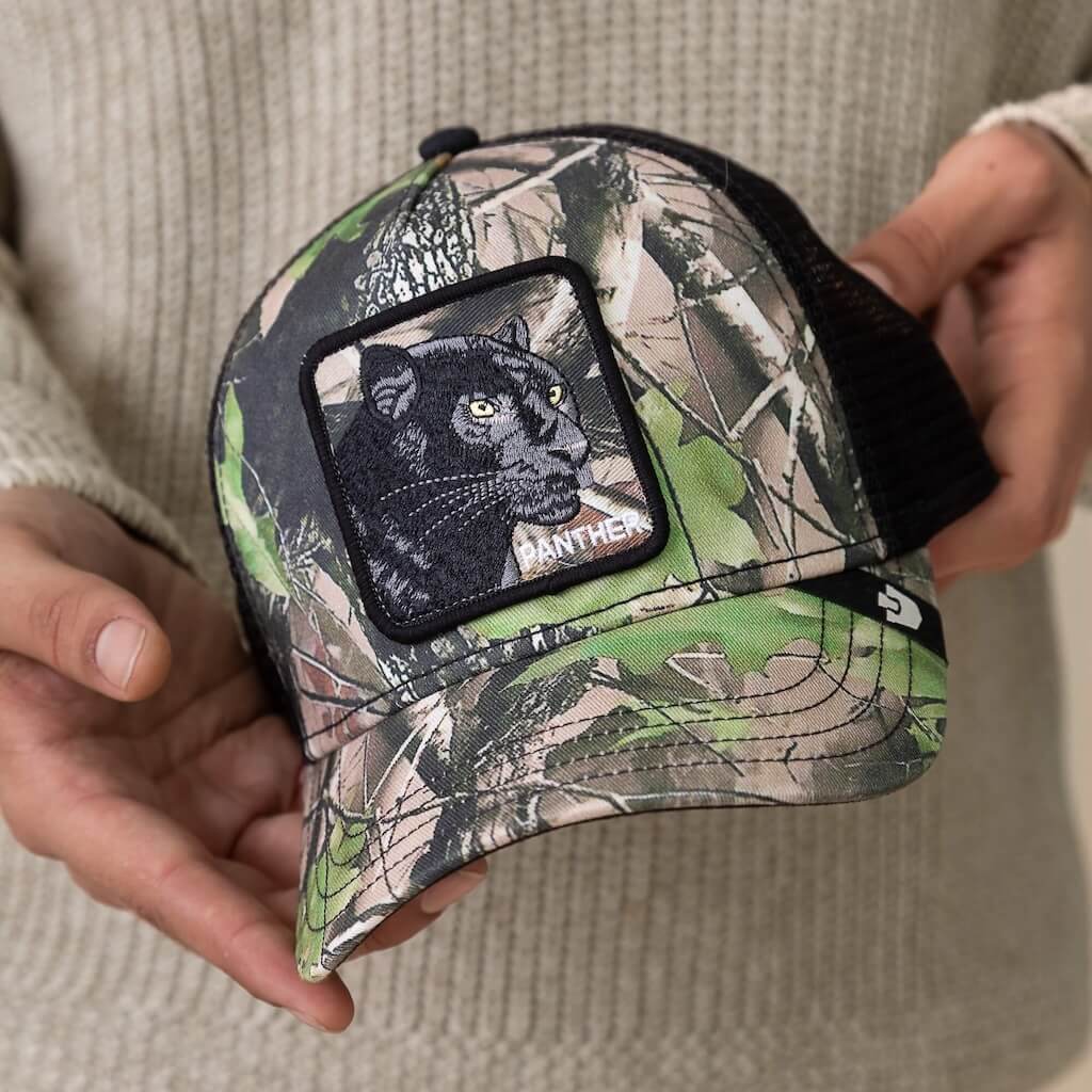 GOORIN BROS CAMOUFLAGE PANTHER GORRA CAMIONERA AJUSTABLE VERDE