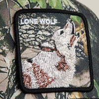 GOORIN BROS CAMOUFLAGE LONE WOLF GORRA CAMIONERA AJUSTABLE VERDE