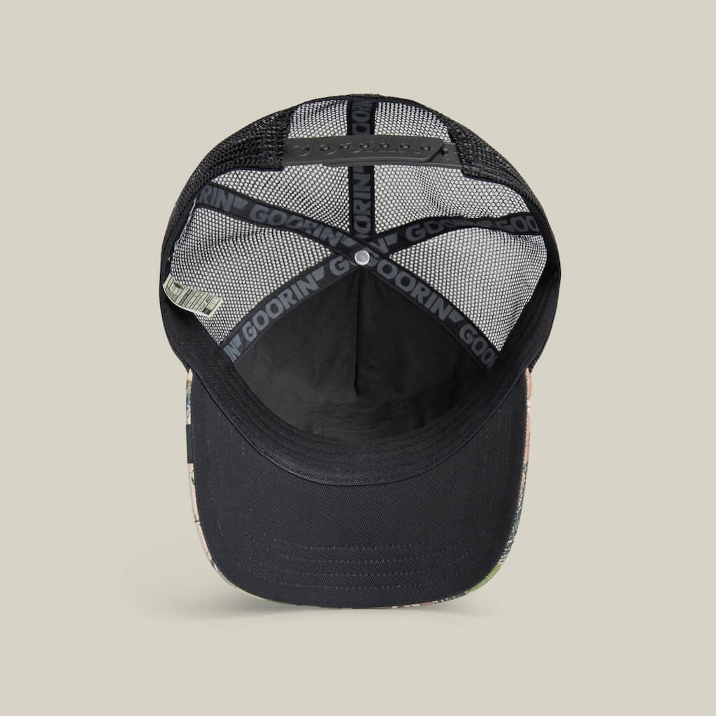 GOORIN BROS CAMOUFLAGE LONE WOLF GORRA CAMIONERA AJUSTABLE VERDE