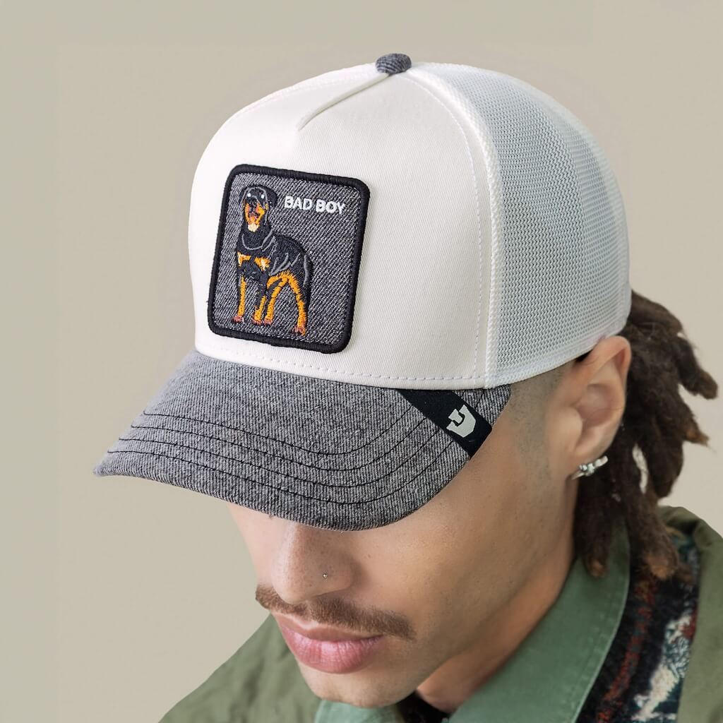 GOORIN BROS DENIM BAD BOY GORRA CAMIONERA AJUSTABLE GRIS