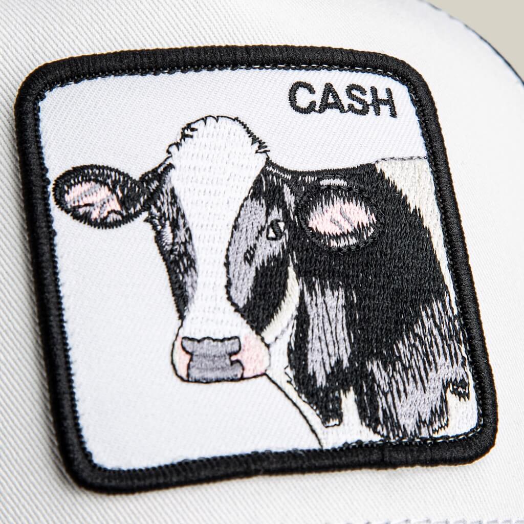 GOORIN BROS CASH COW TRUCKER GORRA CAMIONERA AJUSTABLE BLANCO