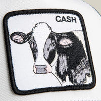 GOORIN BROS CASH COW TRUCKER GORRA CAMIONERA AJUSTABLE BLANCO