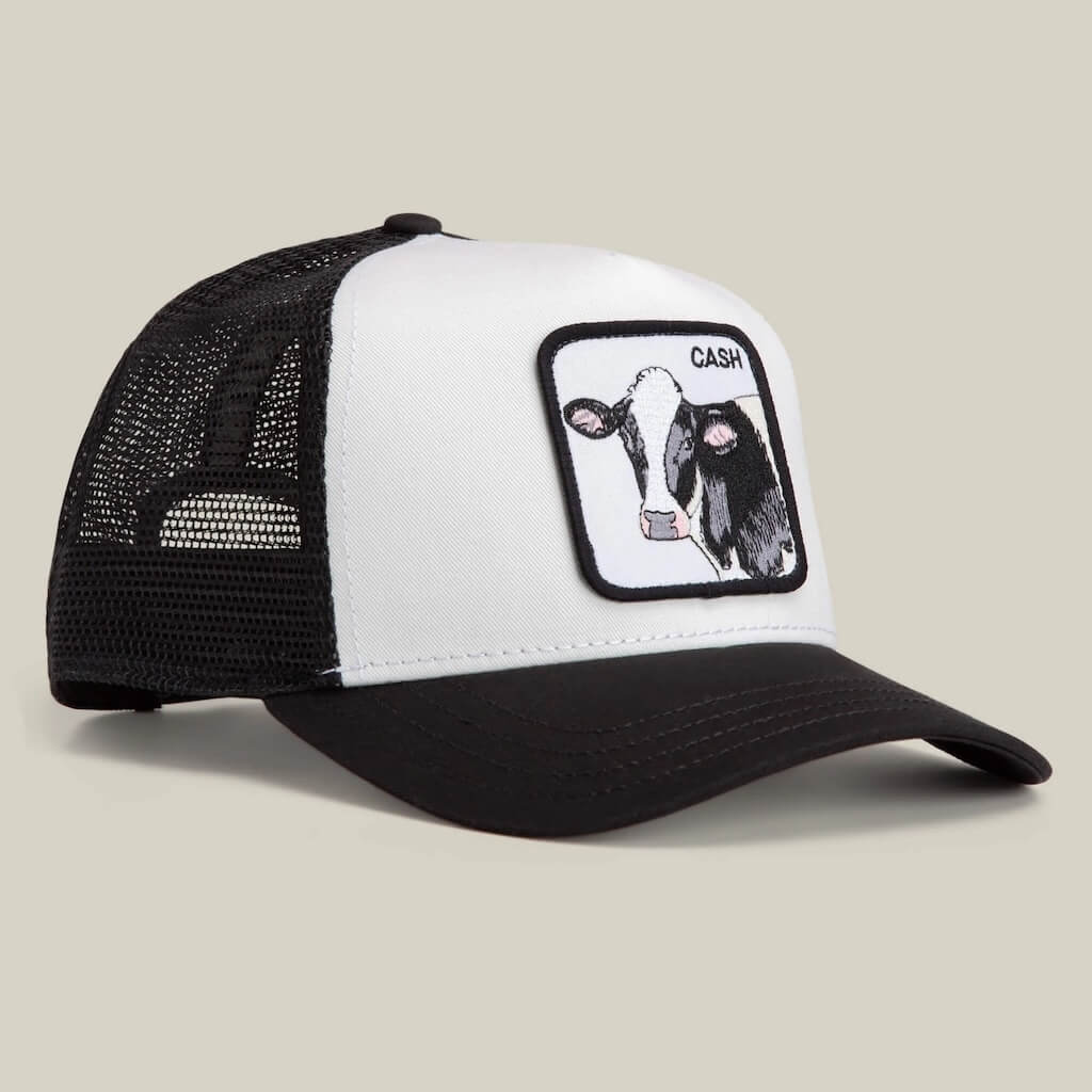 GOORIN BROS CASH COW TRUCKER GORRA CAMIONERA AJUSTABLE BLANCO