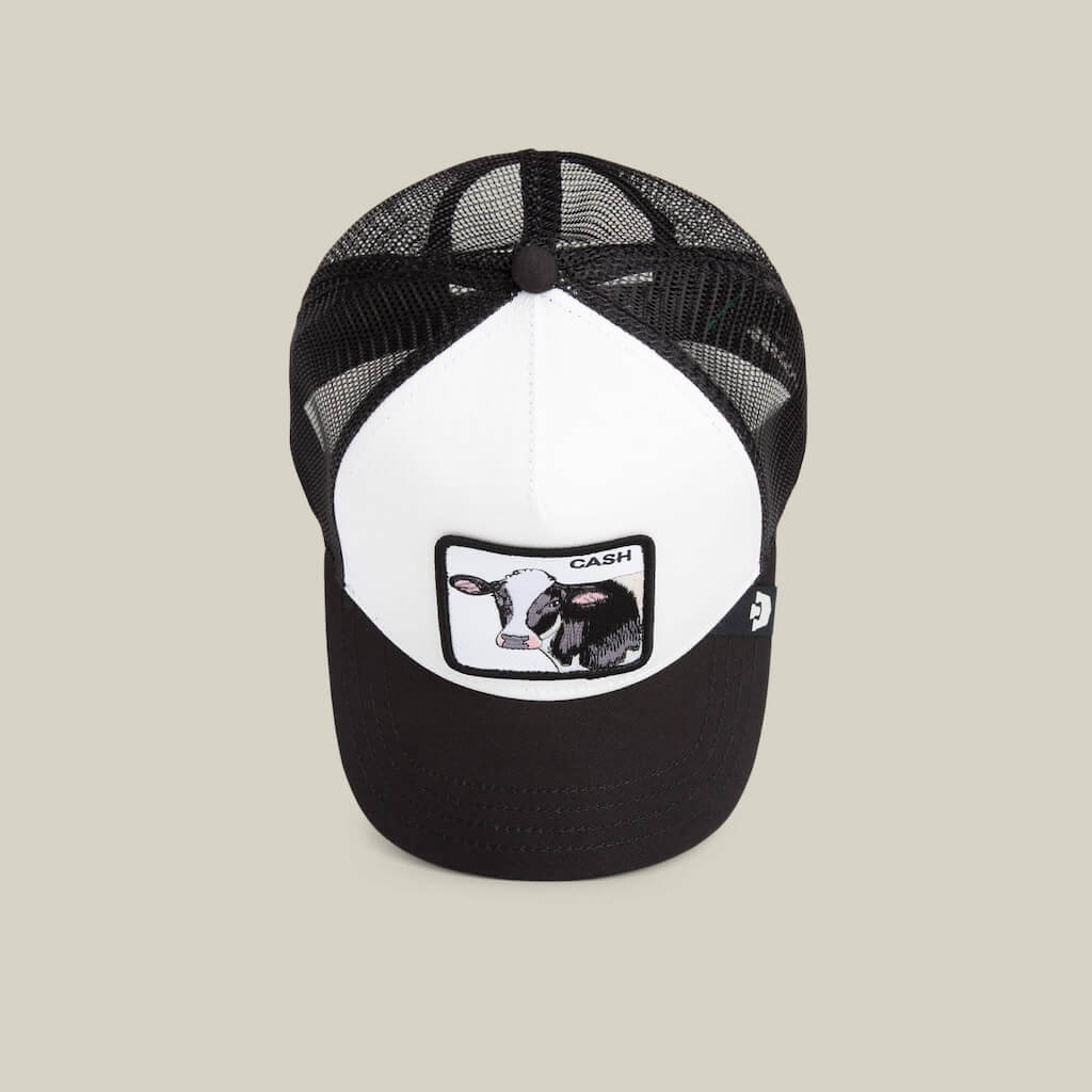 GOORIN BROS CASH COW TRUCKER GORRA CAMIONERA AJUSTABLE BLANCO