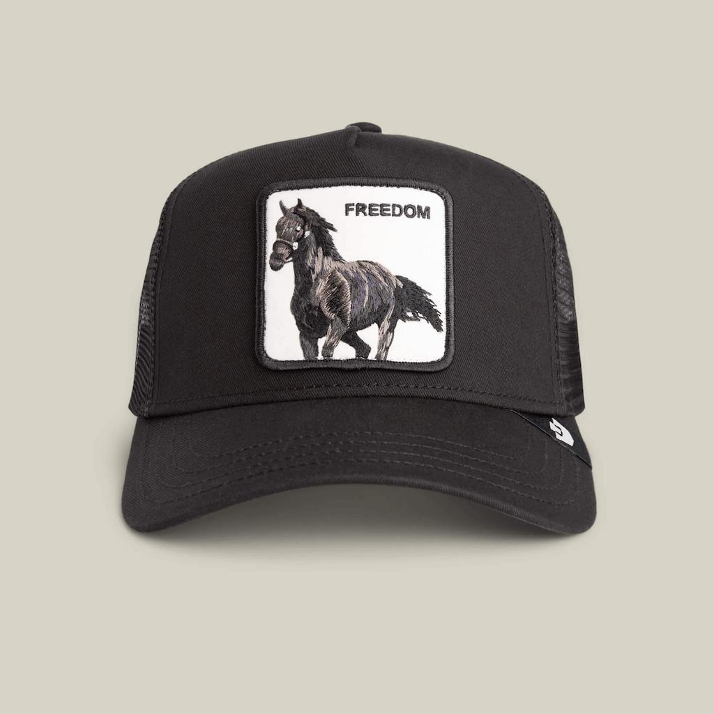 GOORIN BROS FREEDOM HORSE GORRA CAMIONERA AJUSTABLE NEGRA