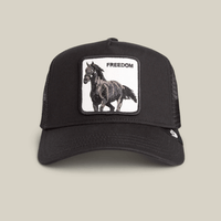 GOORIN BROS FREEDOM HORSE GORRA CAMIONERA AJUSTABLE NEGRA