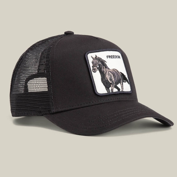 GOORIN BROS FREEDOM HORSE GORRA CAMIONERA AJUSTABLE NEGRA