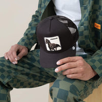 GOORIN BROS FREEDOM HORSE GORRA CAMIONERA AJUSTABLE NEGRA
