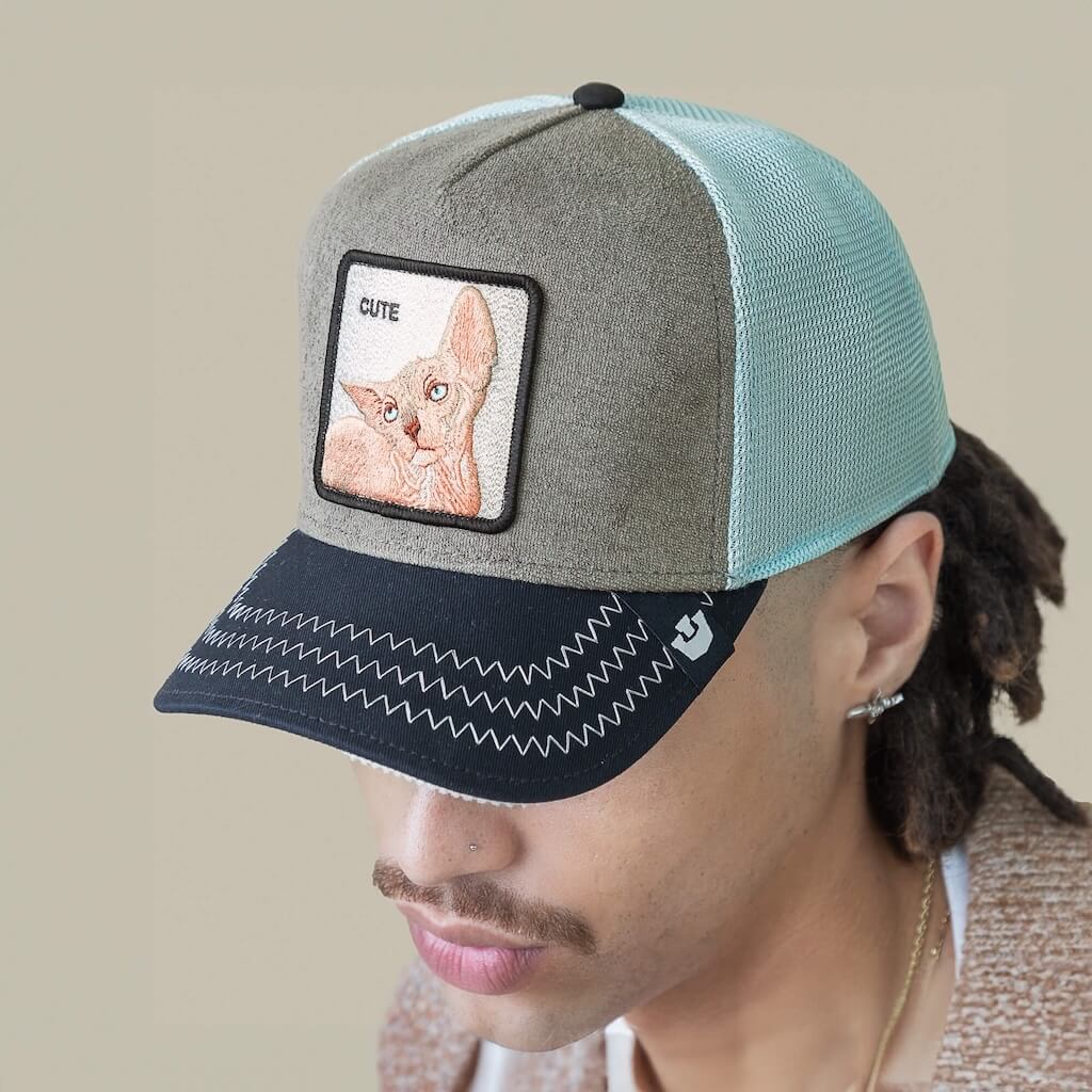 GOORIN BROS CUTE REMIX GORRA CAMIONERA AJUSTABLE GRIS