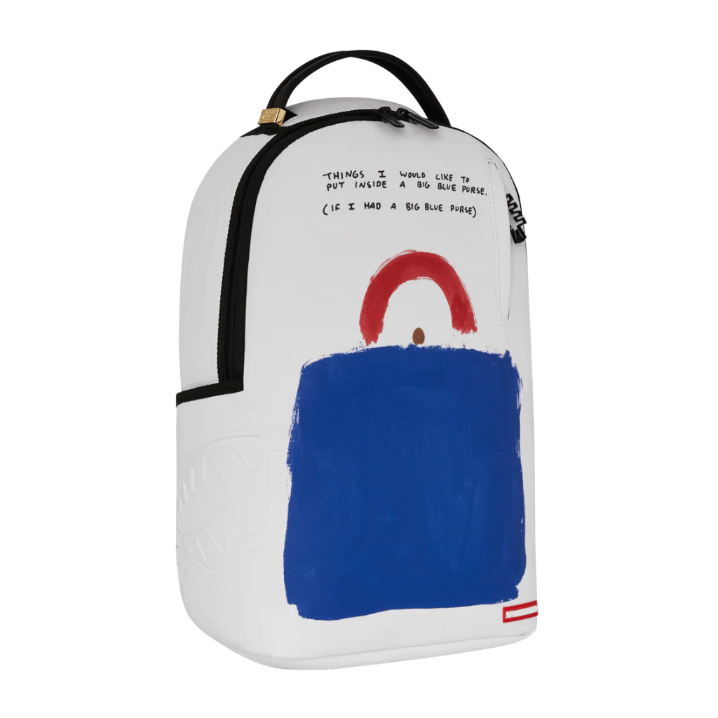 MORRAL SPRAYGROUND KEITH HARING BIG BLUE PURSE ART BACKPACK