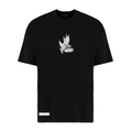 AURUM METROPOLIS III PIGEONS 2.0 CAMISETA SEMI OVERSIZED NEGRA