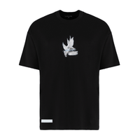 AURUM METROPOLIS III PIGEONS 2.0 CAMISETA SEMI OVERSIZED NEGRA