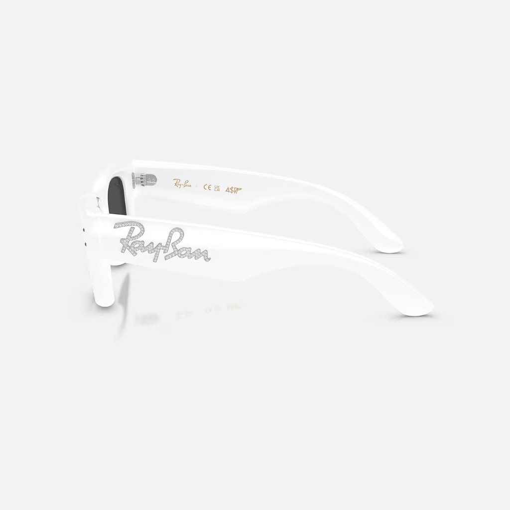 GAFAS RAYBAN X A$AP WAYFARER PUFFER CRYSTAL EDITION BLANCA