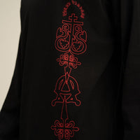 AP CROWN FIAT LUX STIGMATA PULLOVER MANGA LARGA OVERSIZE NEGRO