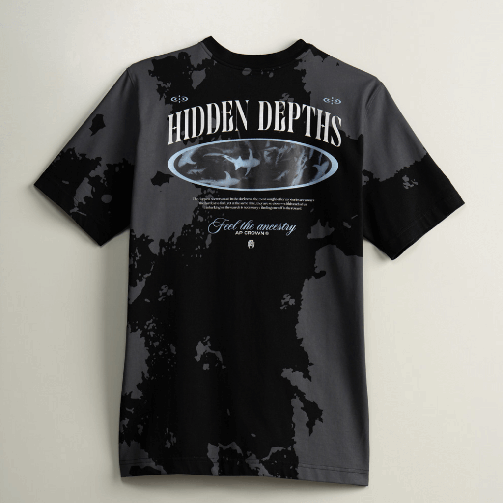 AP CROWN HIDDEN DEPTHS DEPTH CAMISETA REGULAR FIT NEGRA