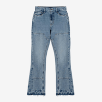 CULTUREWISE TWO STROKE SAINTS PANTALONES FLARE LIGHT DENIM JEAN AZUL